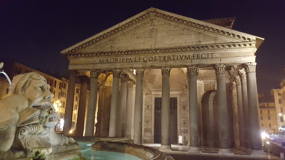 Rom bei Nacht: Pantheon