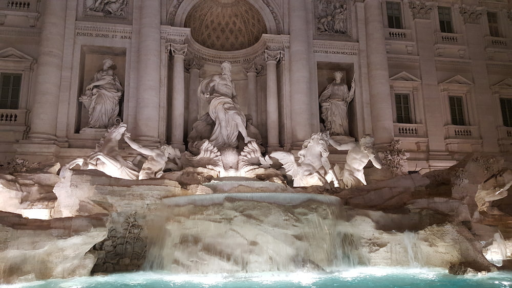 Wochenende in Rom: Trevi-Brunnen