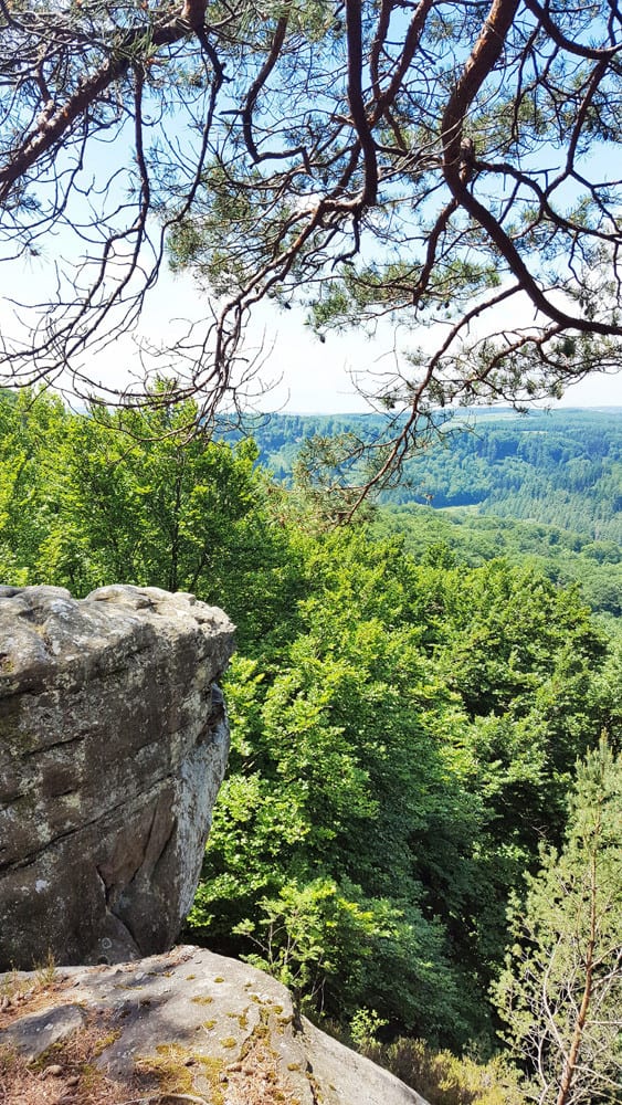 Wandern mit Kind in Luxemburg Müllerthal - Berdorf
