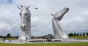 The Kelpies in Schottland - Informationen, Parken