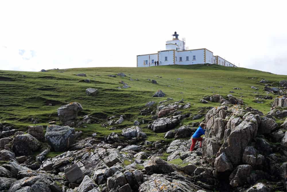 Strathy Point Lighthouse schottische Highlands