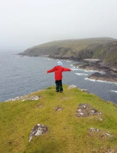 Schottland mit Kind Stoer Head