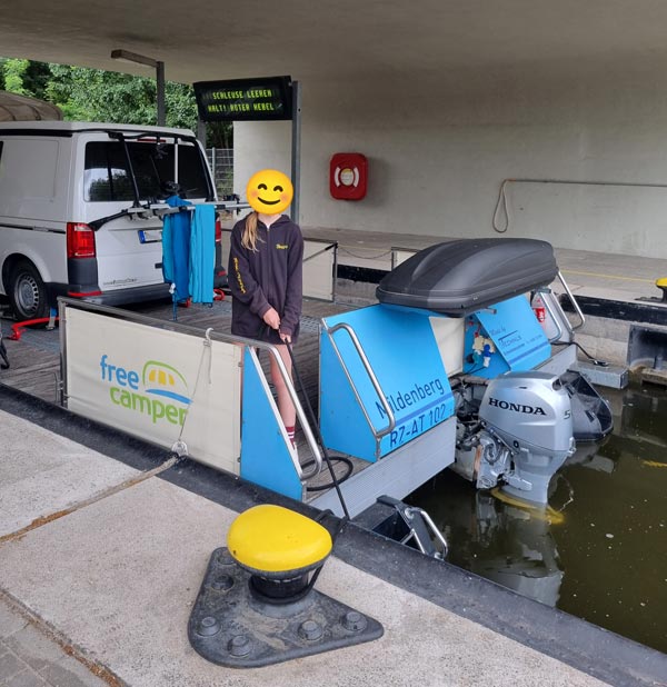 In der Schleuse Templin